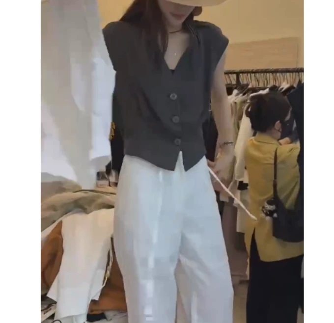 2025春季新款网红同款洋气气质韩版潮流上衣裤子休闲OA93
