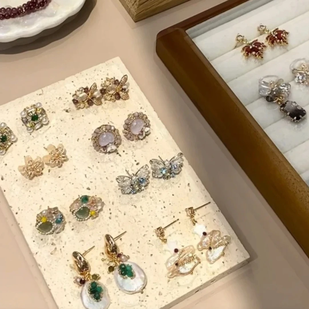 铜合金耳饰 2025新款耳钉耳环耳饰【1】号链接