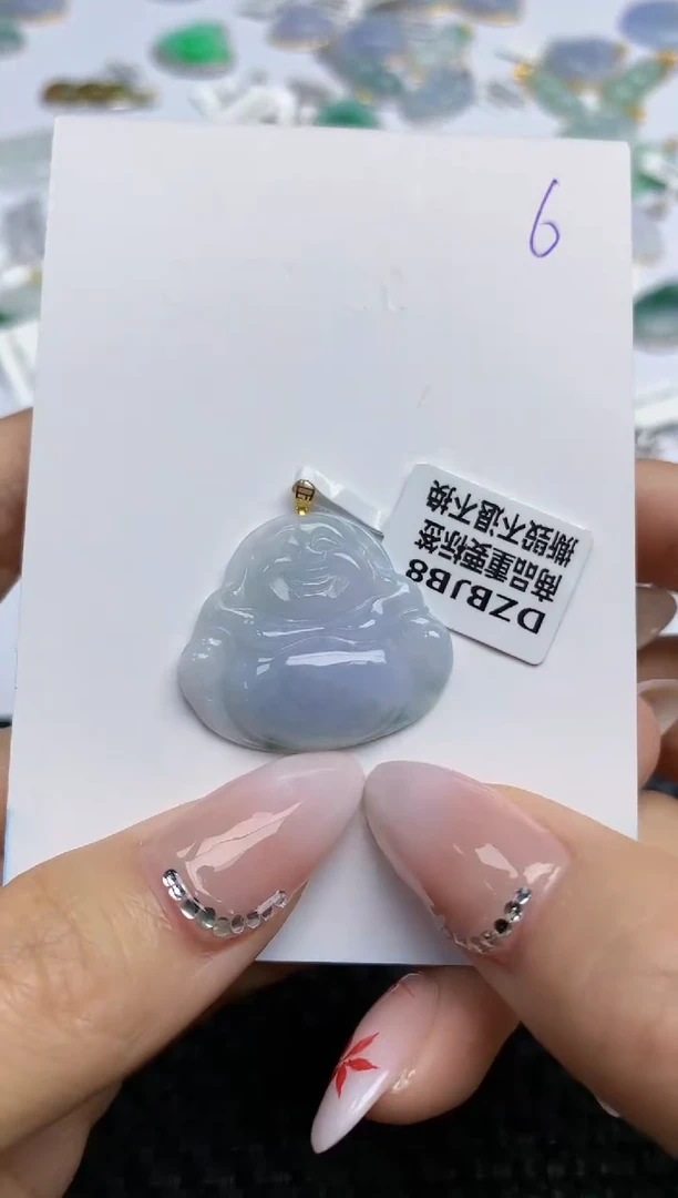 【闪购商品】翡翠颈饰18K金镶嵌 天然翡翠A货