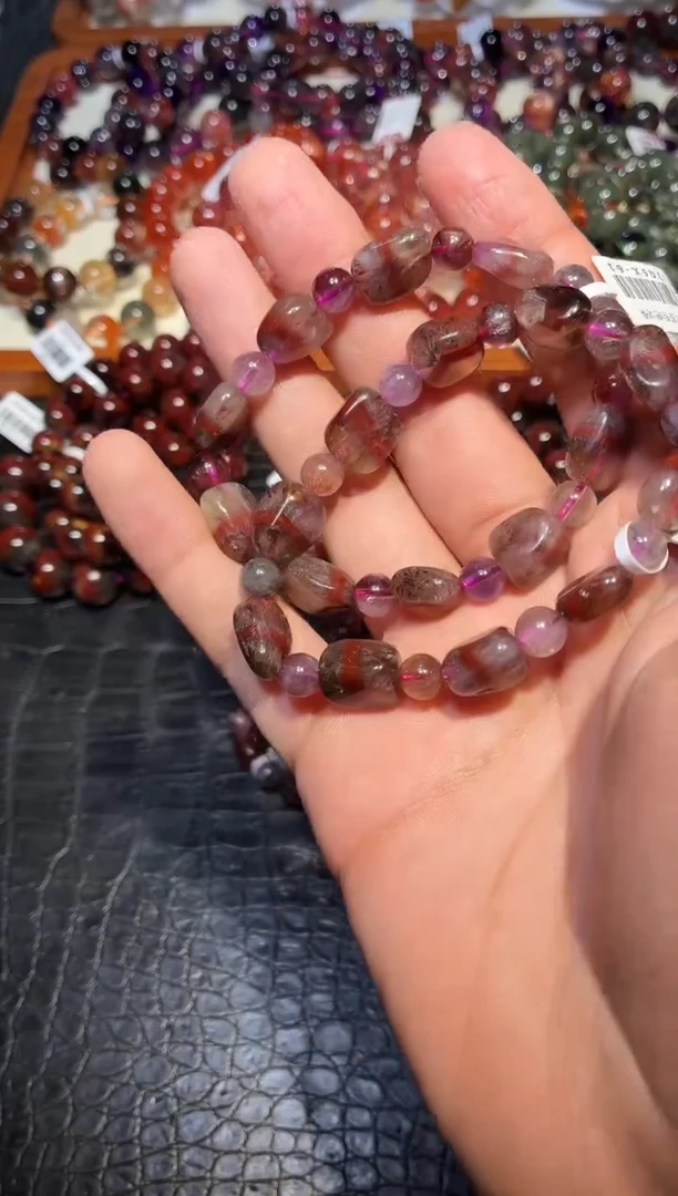 未镶嵌手链水晶极光单圈手链（多样性发其一）