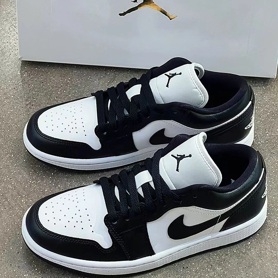 Air Jordan 1 Low男女款低帮复古黑白熊猫运动鞋休闲板鞋官方正品