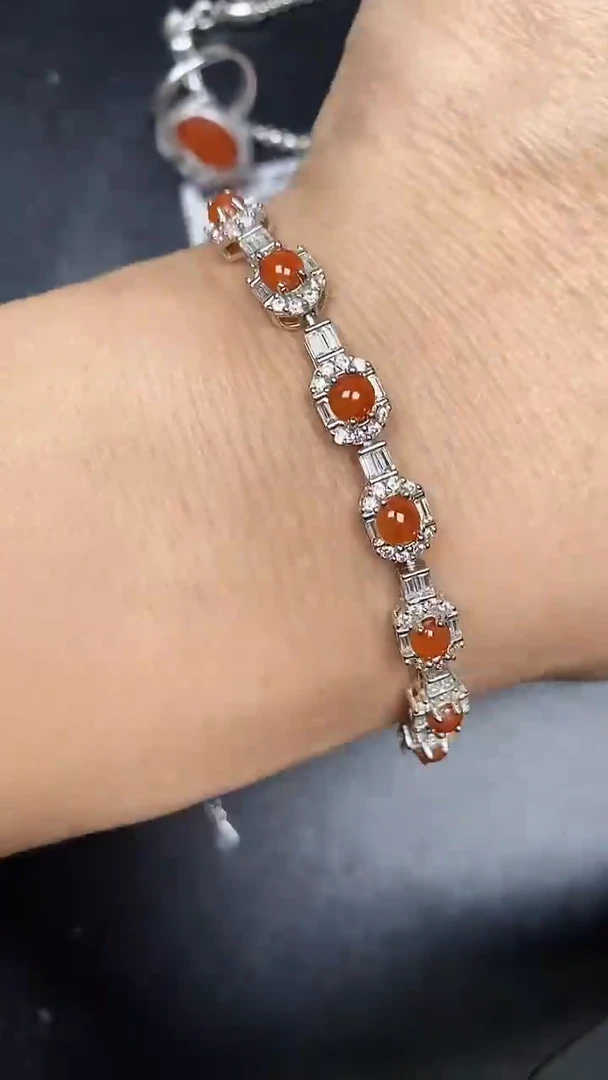 银S925镶嵌戒指翡翠1030