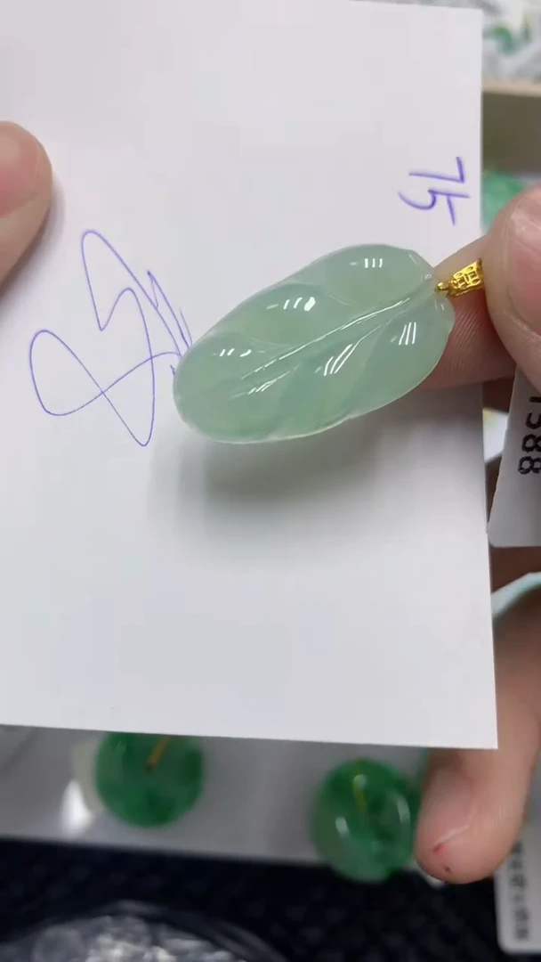 颈饰未镶嵌翡翠缅甸A货翡翠