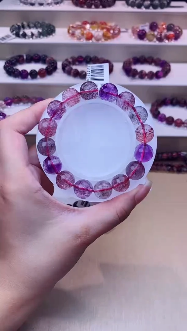 未镶嵌手链水晶彩超七12m+