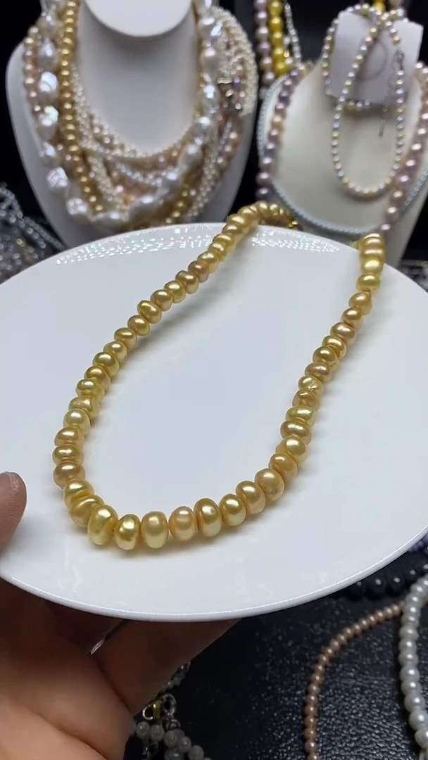 淡水珍珠未镶嵌颈饰多人