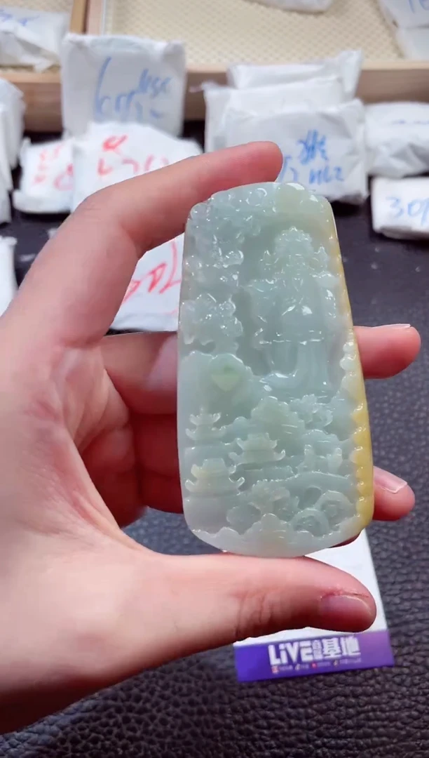 翡翠未镶嵌颈饰00001794