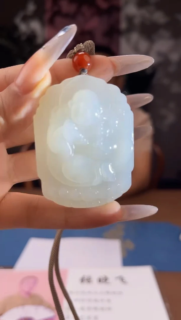 和田玉未镶嵌颈饰A822