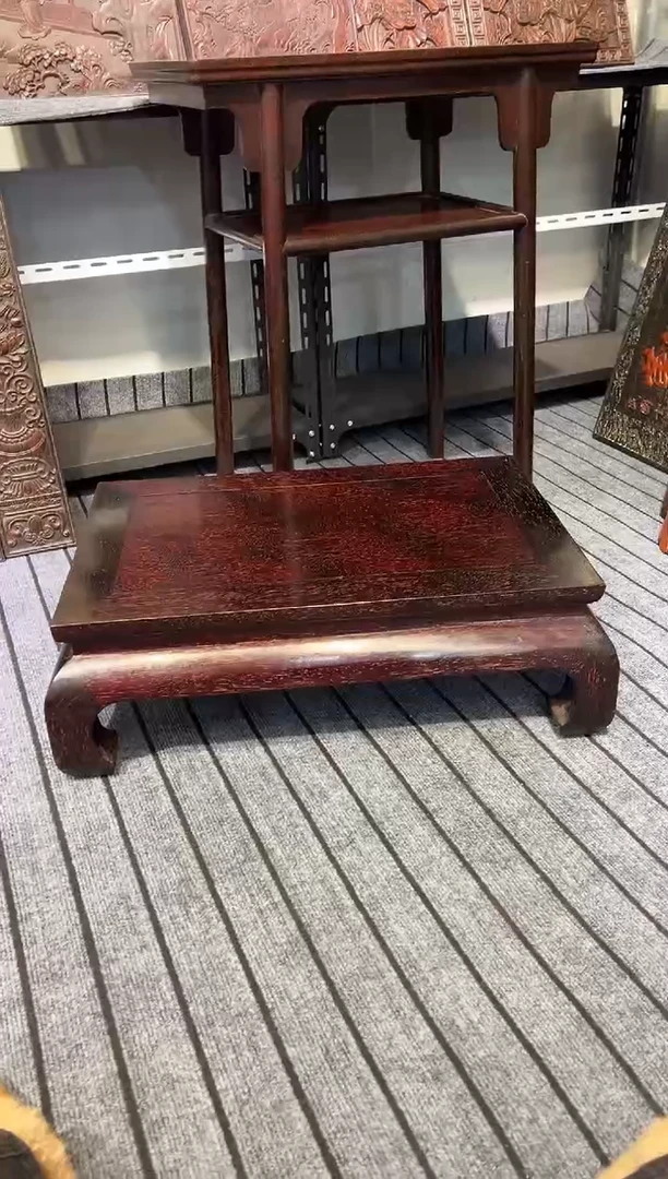 木紫檀雕刻一物一拍