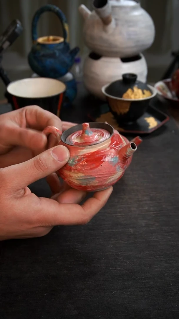 【闪购商品】其他粉引手绘壶830小康茶器
