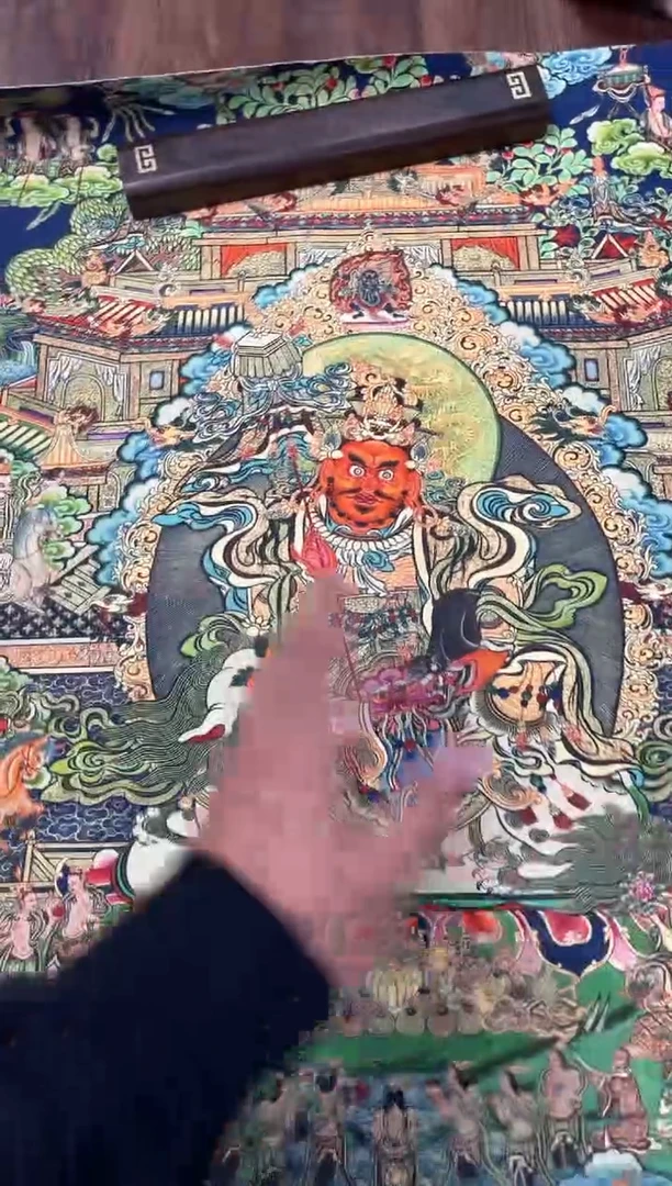 卷轴画老三的唐卡tk16