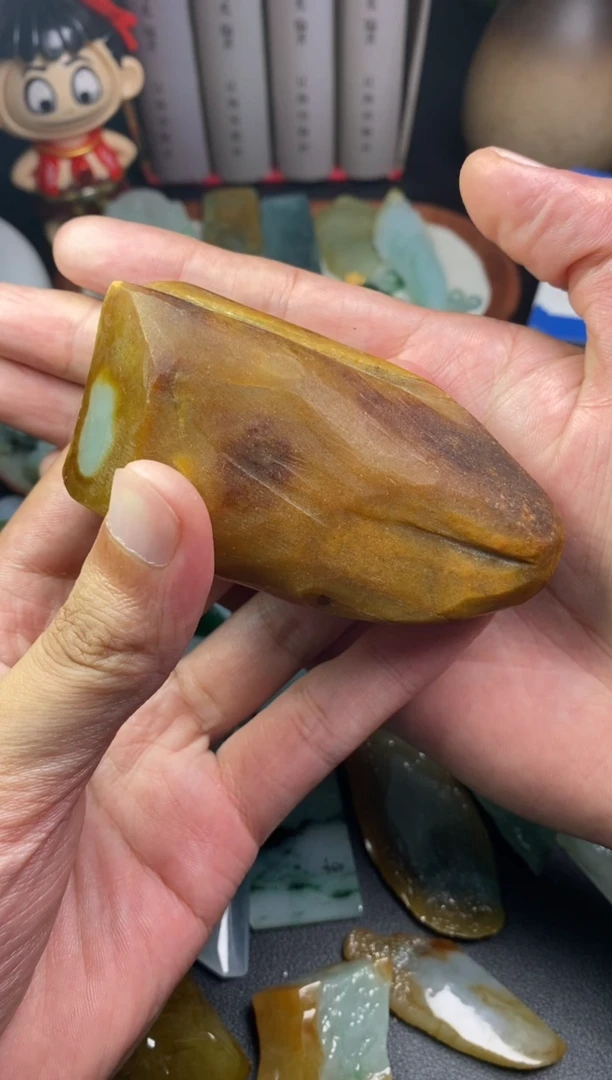 定制翡翠未镶嵌翡翠片料定制未镶嵌7.2-42