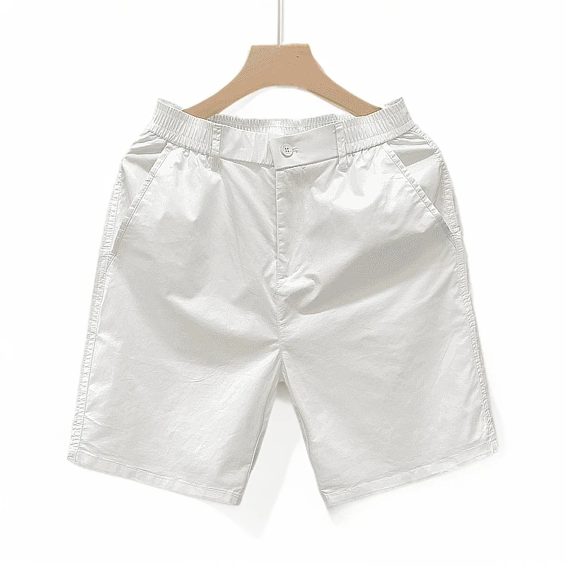 2025新款高端简约休闲短裤男款潮牌外穿轻奢五分裤男士夏季修身裤