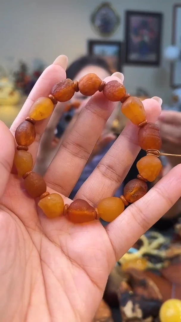 手串琥珀未镶嵌手串