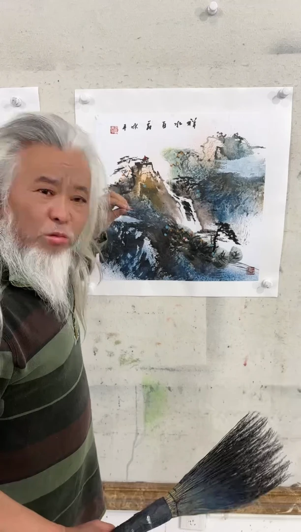 【闪购商品】书法薛晓平精品山水画