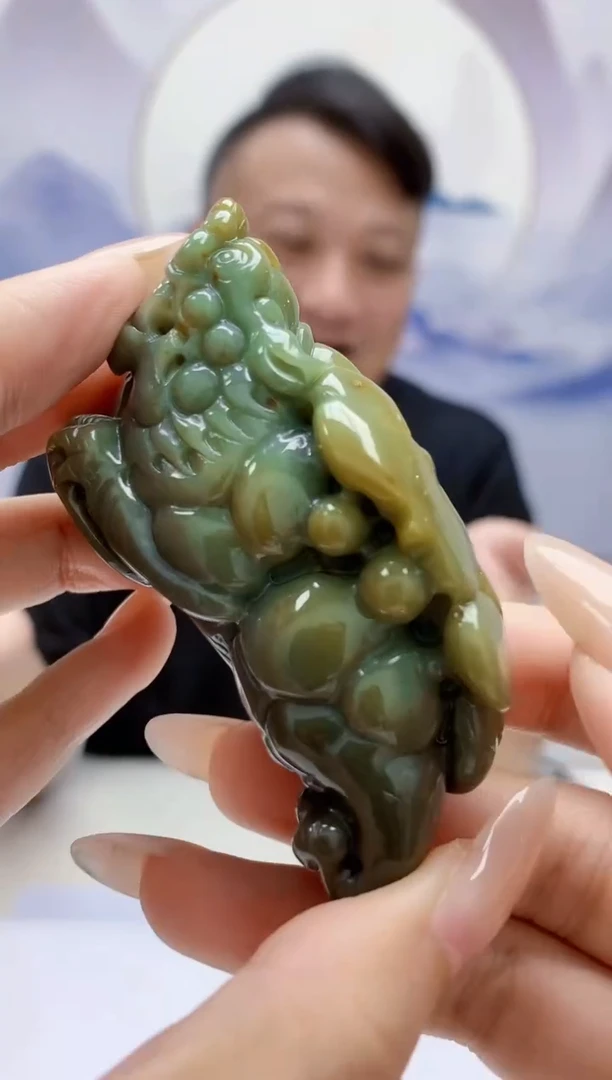 定制翡翠未镶嵌4969xx-毛货挂件76