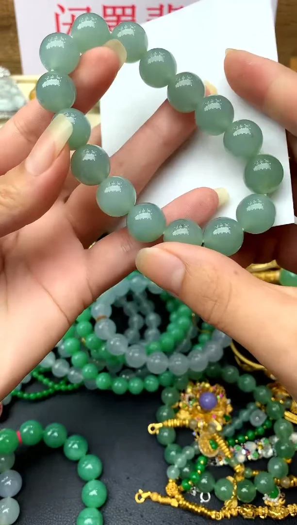 未镶嵌手链翡翠256-中国好珍宝