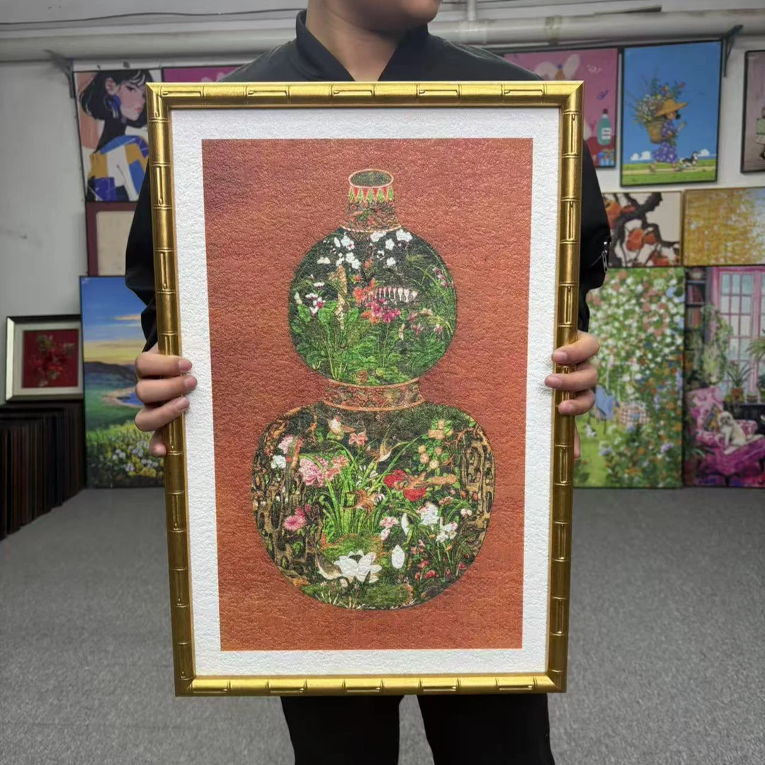 装饰画新中式葫芦客厅餐厅挂画壁画146