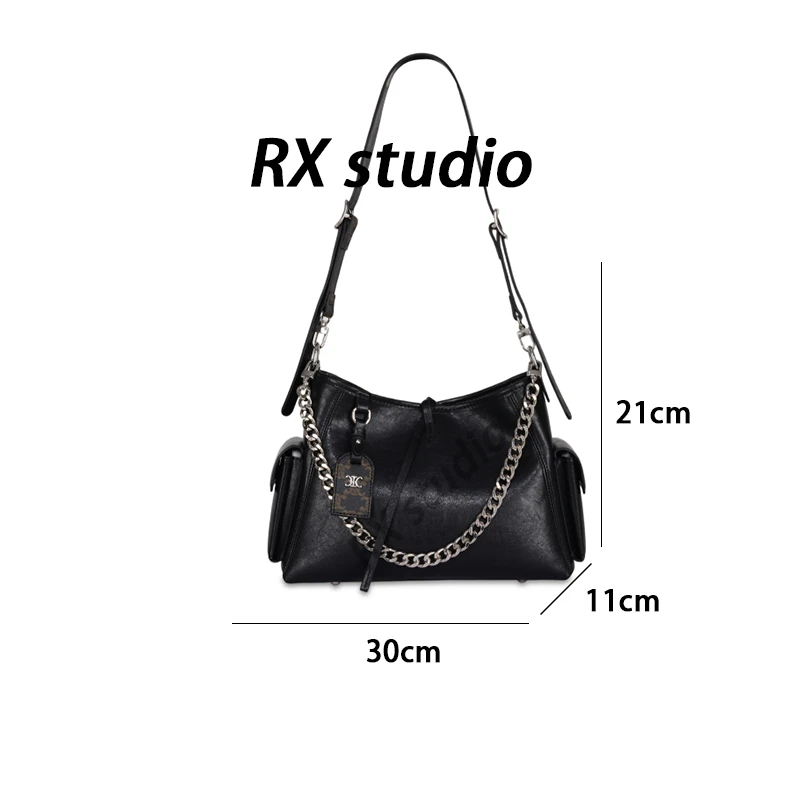 【南沙瑞熙】GQ-80761-黑色-轻奢小众设计感时尚百搭女士包