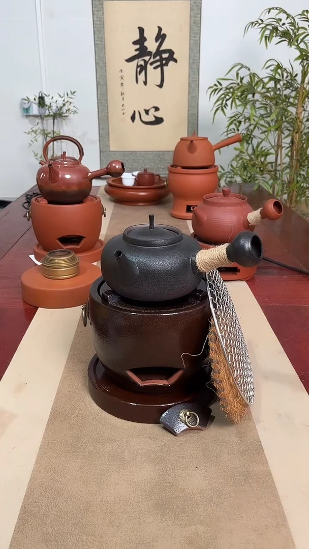 福星窑变炉＋500毫升砂铫壶＋炉垫＋烤网＋棕垫
