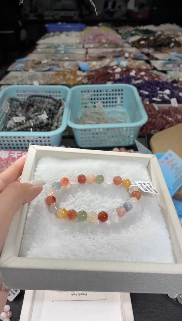 未镶嵌手链水晶255号 多样性发一Q  8+