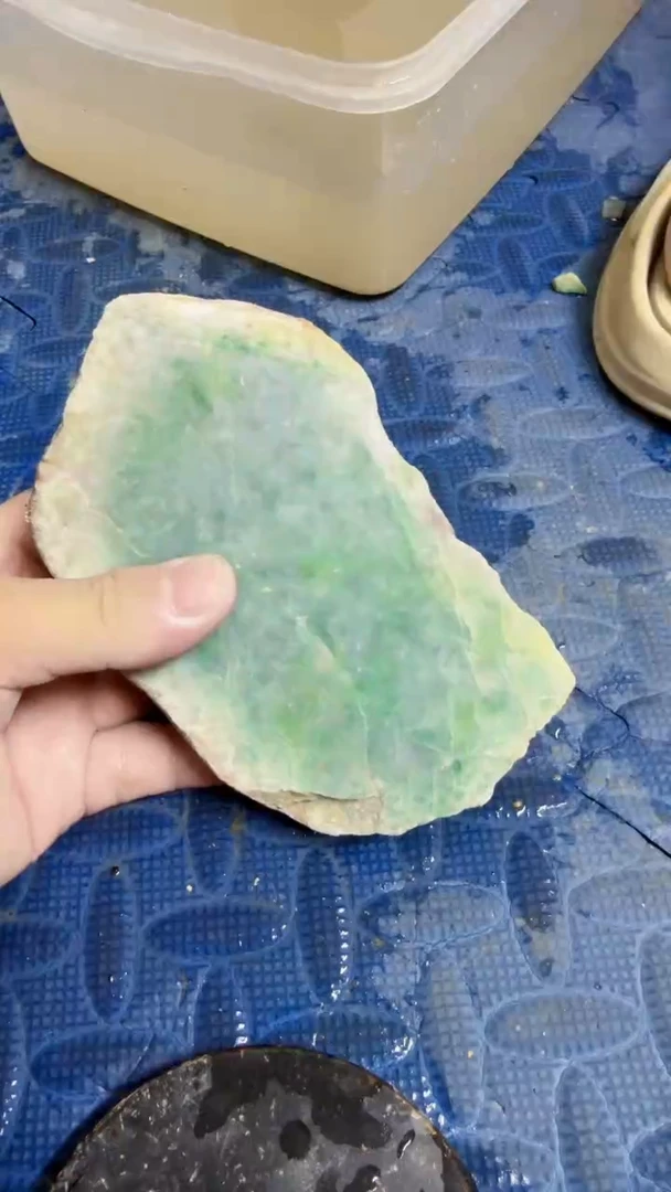 翡翠挂件未镶嵌海**光天然翡翠157