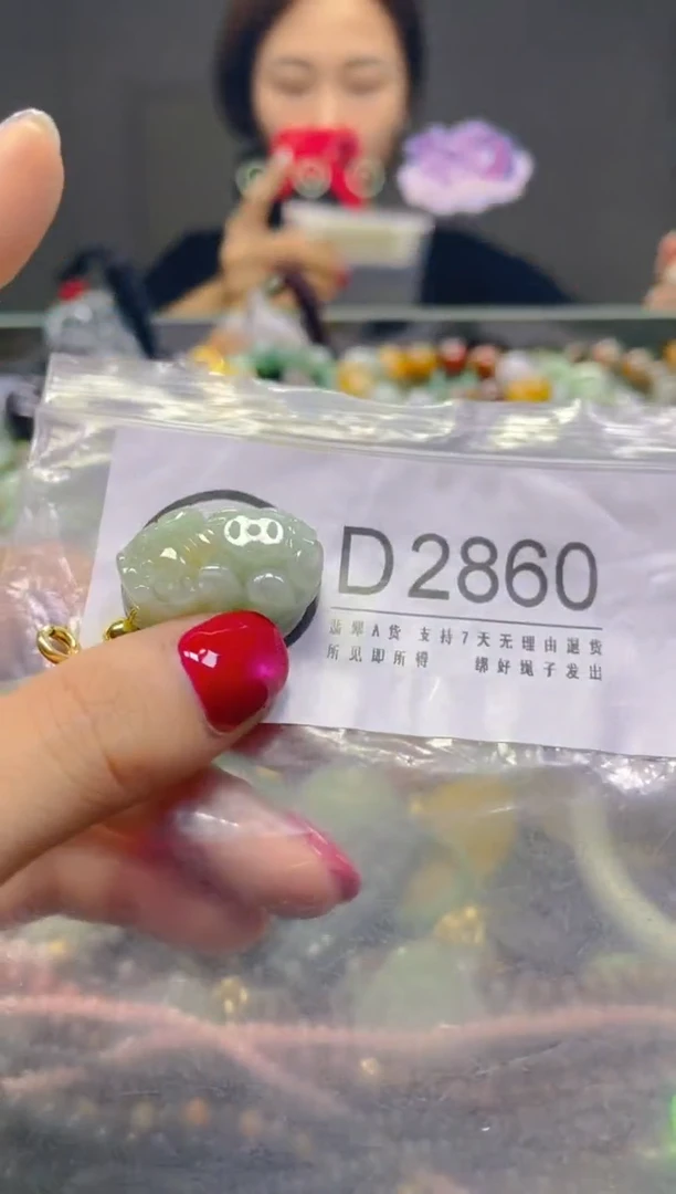 颈饰未镶嵌翡翠/D/翡翠A货，一件也是批发价