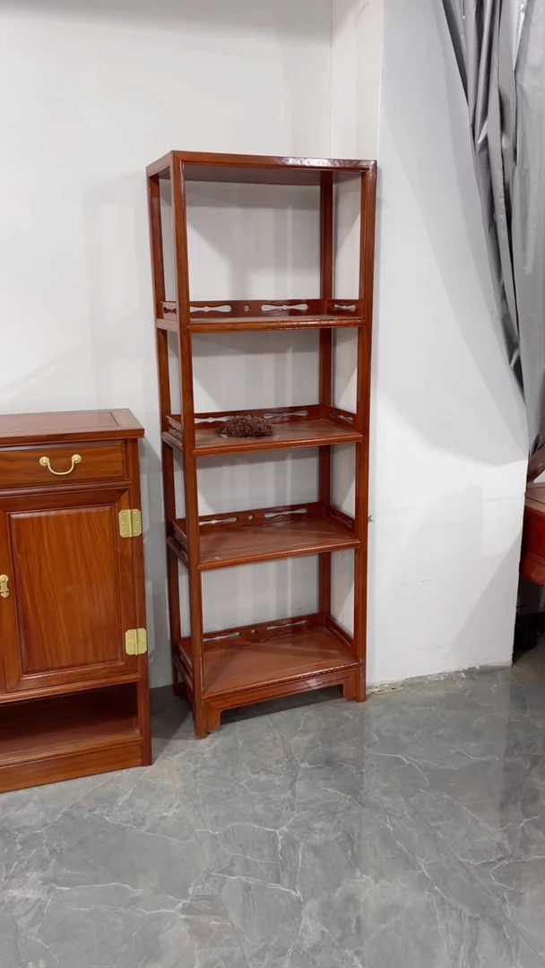 【闪购商品】红酸枝木类家具花梨木书架