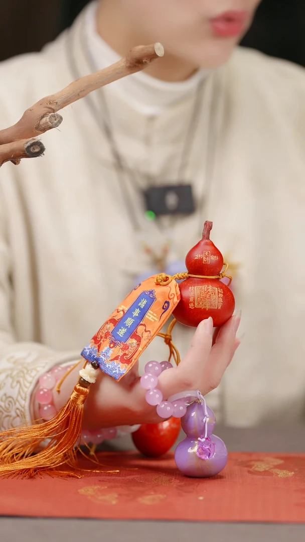 【闪购商品】86大漆葫芦手捻车挂脖挂摆件