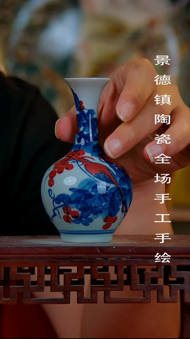 摆件景德镇陶瓷 全场手工手绘