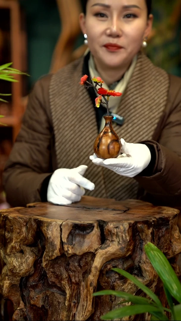 木雷击枣木玉壶春