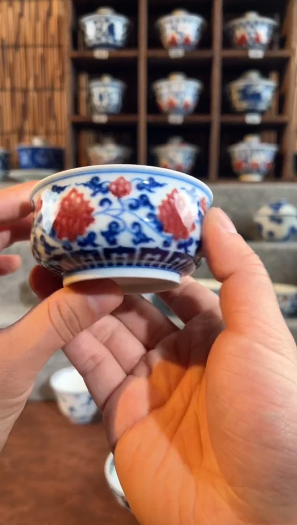 【闪购商品】820天禄言瓷手绘茶器天花板
