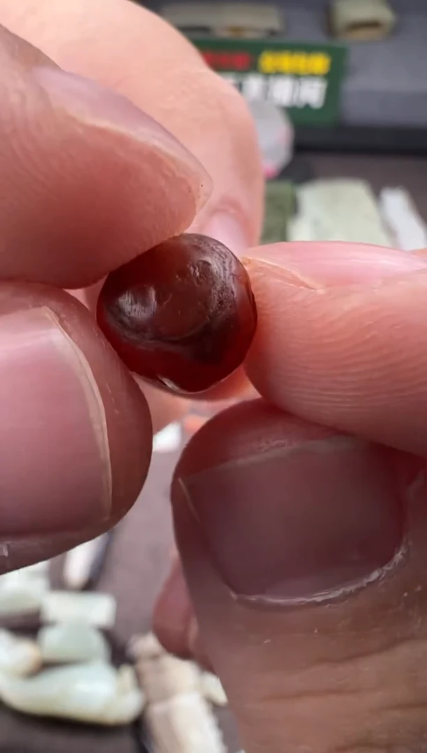 【闪购商品】玛瑙玉髓6明代玛瑙磨盘珠