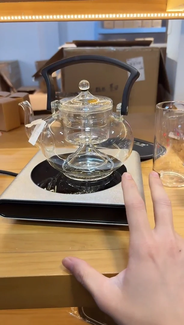 茗凤祥m1冰花+禾器禾钺壶透明