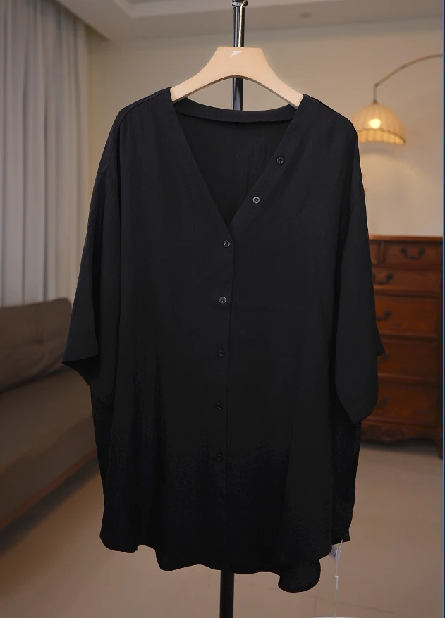 B4-1-3-XXB0337大码短袖女上衣-冯丽丽