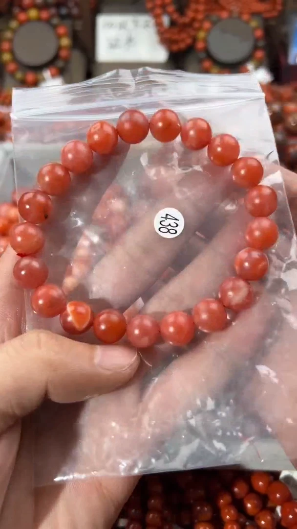 南红玛瑙手串未镶嵌10