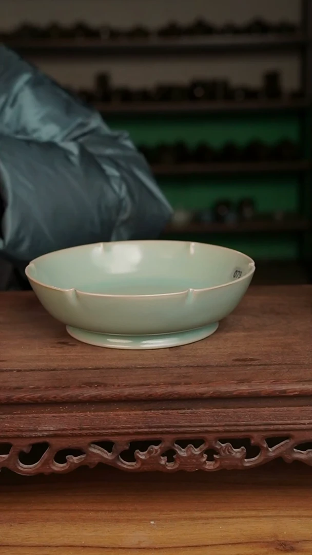 杯079号仿古葵口洗微微不完美