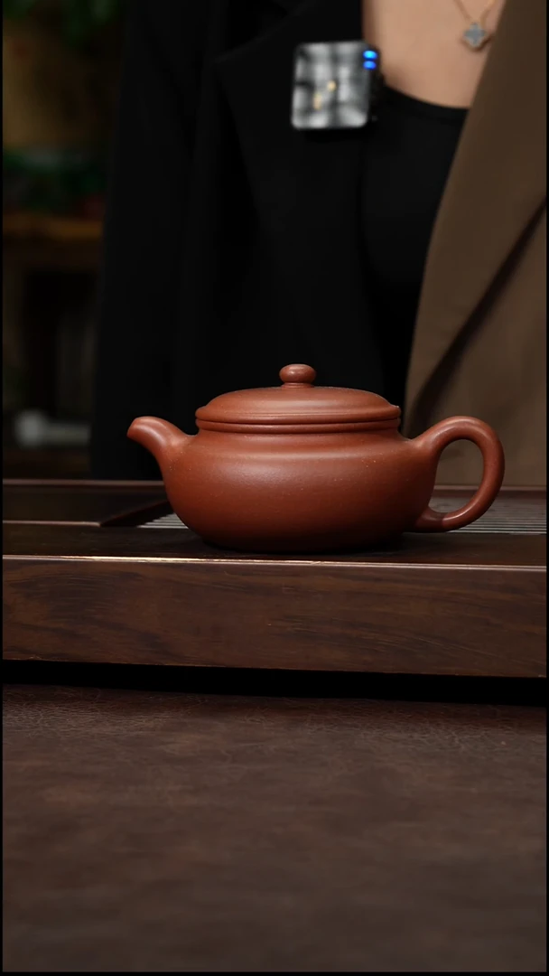 茶壶紫砂红皮龙仿古260cc左右