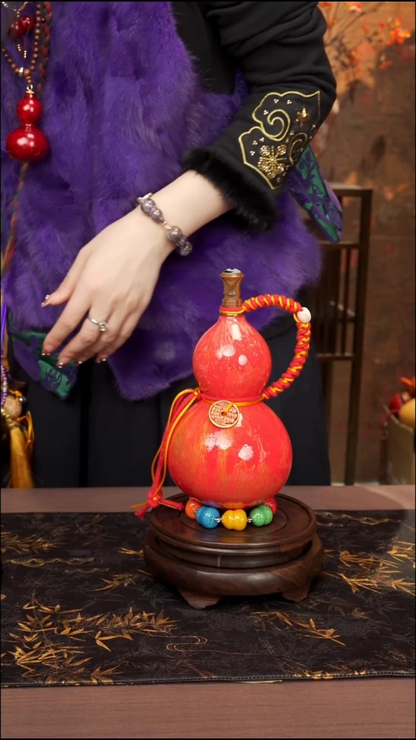 412--精品大漆酒葫芦-----148