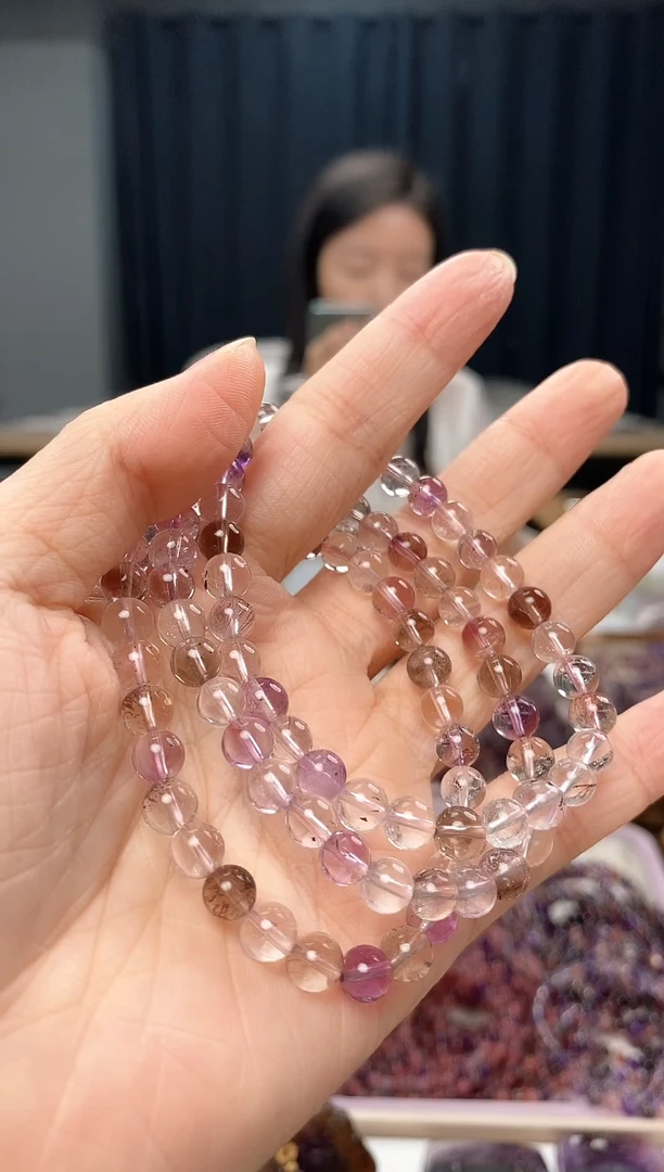 未镶嵌手串水晶超七 多样性发一