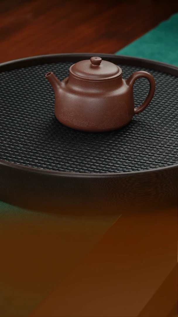 【闪购商品】紫砂茶壶言心壶(徐炜刻·薄胎)