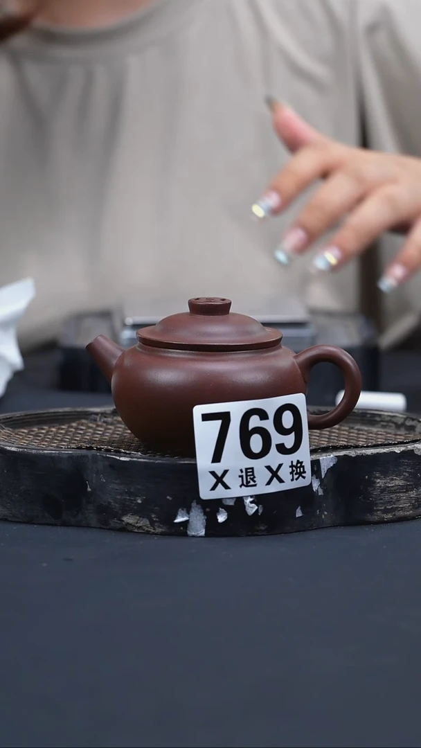 茶壶紫砂769微微暇 铜钱