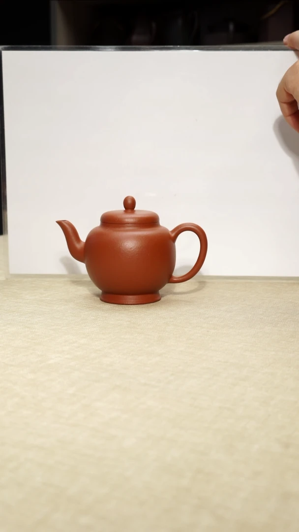 茶壶朱泥一*茶把斜546756756787679