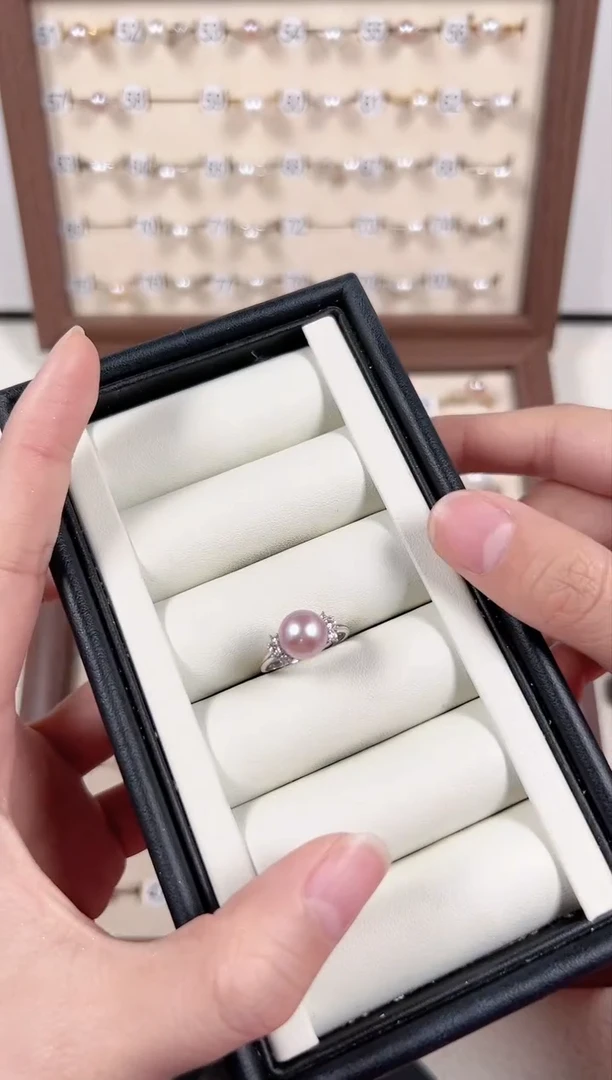 【闪购商品】淡水珍珠戒指银S925镶嵌30号