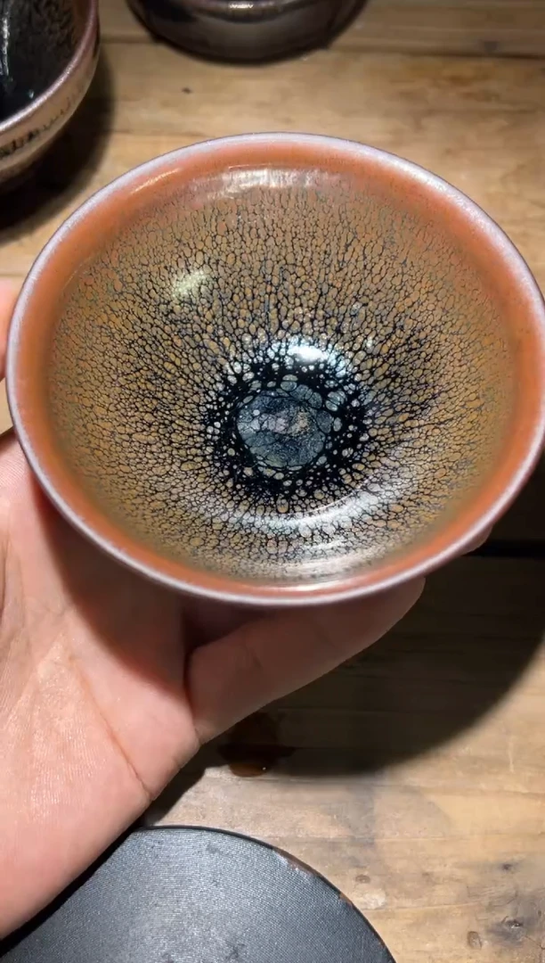 茶盏老木头精品柴烧173