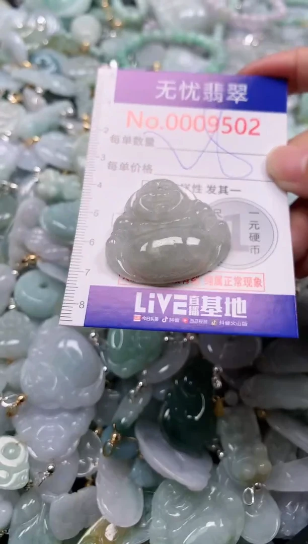 吊坠(不含链)未镶嵌翡翠9502