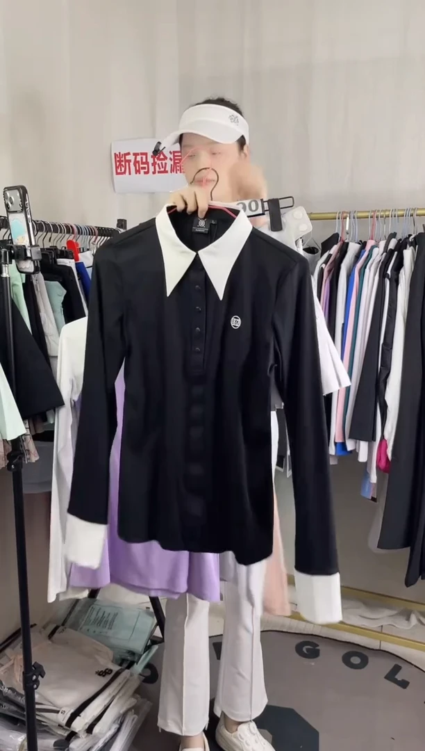 高尔夫黑色上衣L码