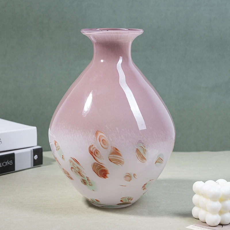 N137 简约时尚家居轻奢装饰高级感插花耐高温花瓶装饰摆件