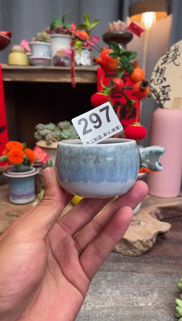 【闪购商品】摆件微瑕福利297小芳手工花盆