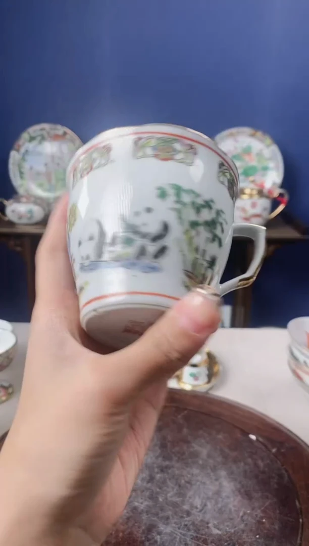瓷片微瑕景德镇窑厂瓷摆件单件
