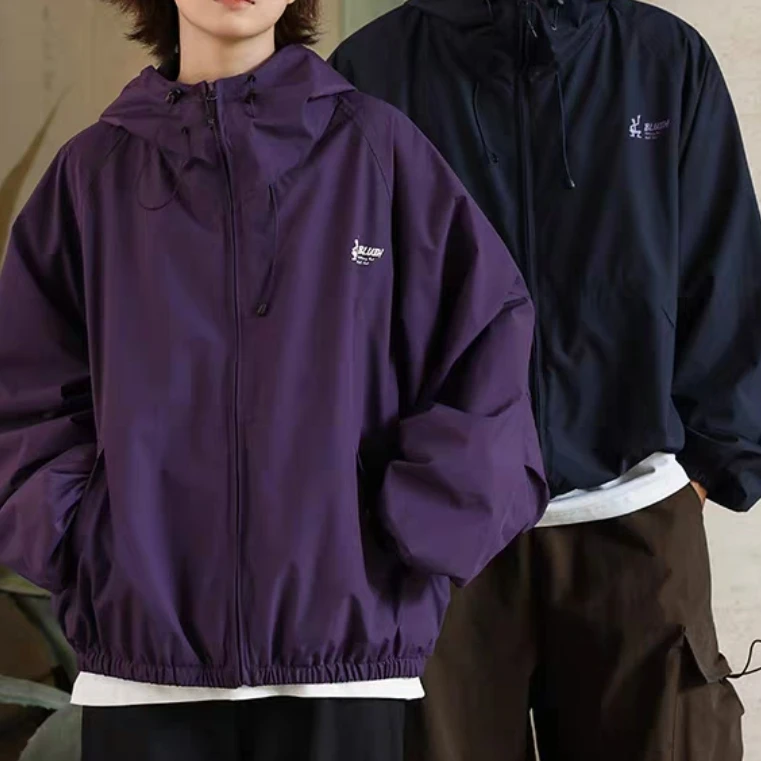 【小梅X1】美式复古工装风衣 卡其色